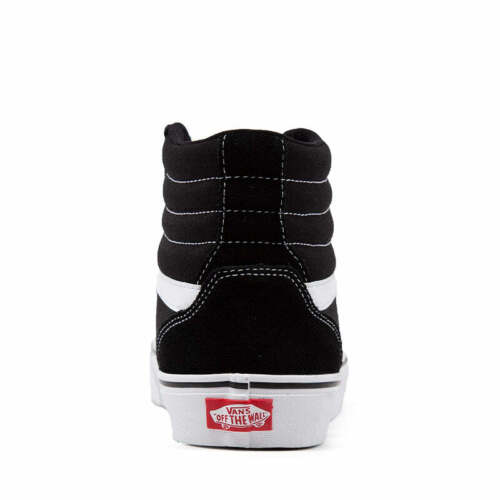 Mens Vans Filmore Hi Black/White Hi Top Lace Up Shoes-2
