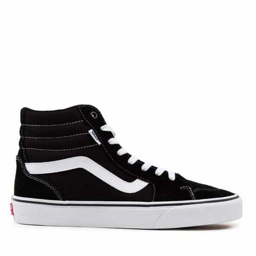 Mens Vans Filmore Hi Black/White Hi Top Lace Up Shoes-3