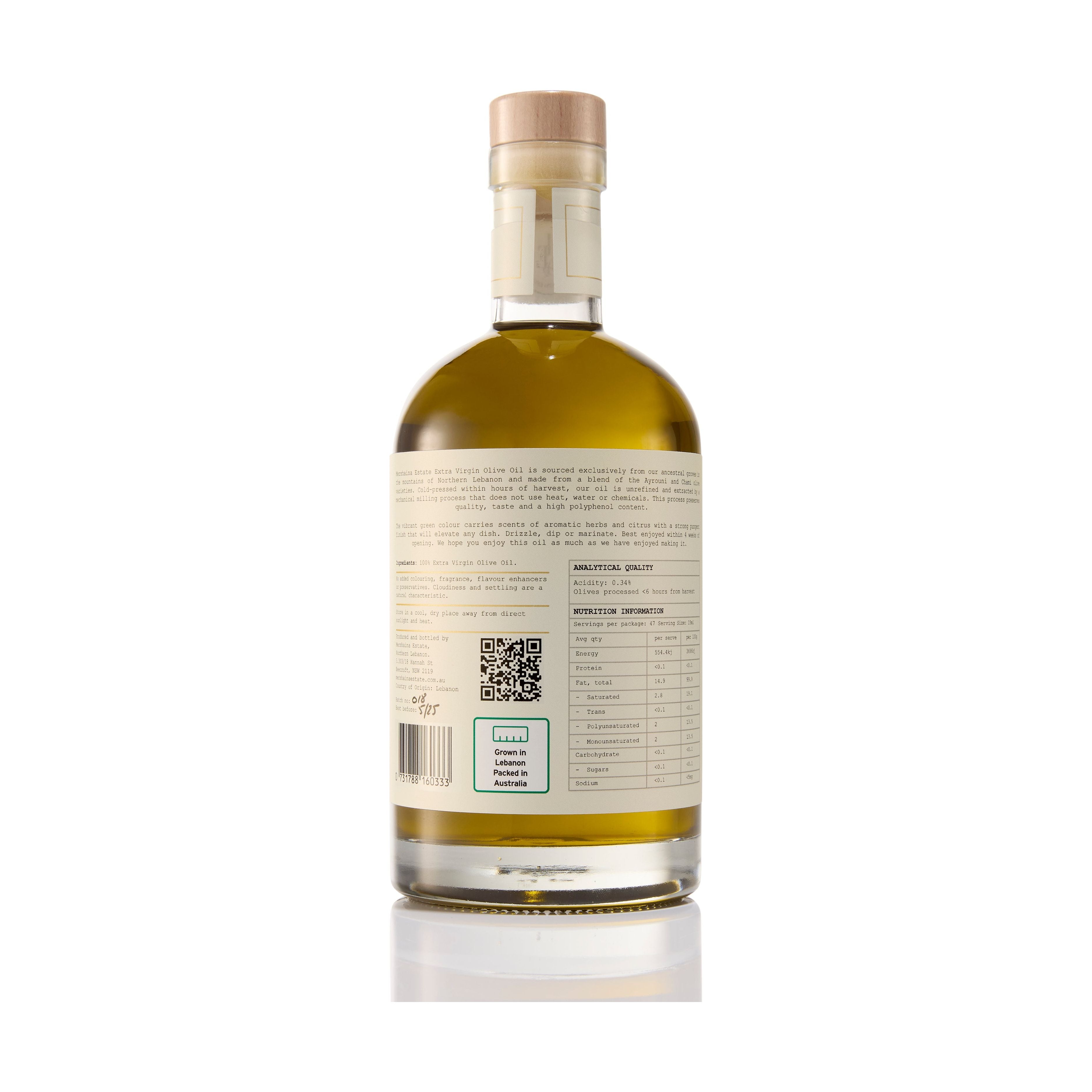 Mershaina First Harvest Extra Virgin Olive Oil - 700ml-1