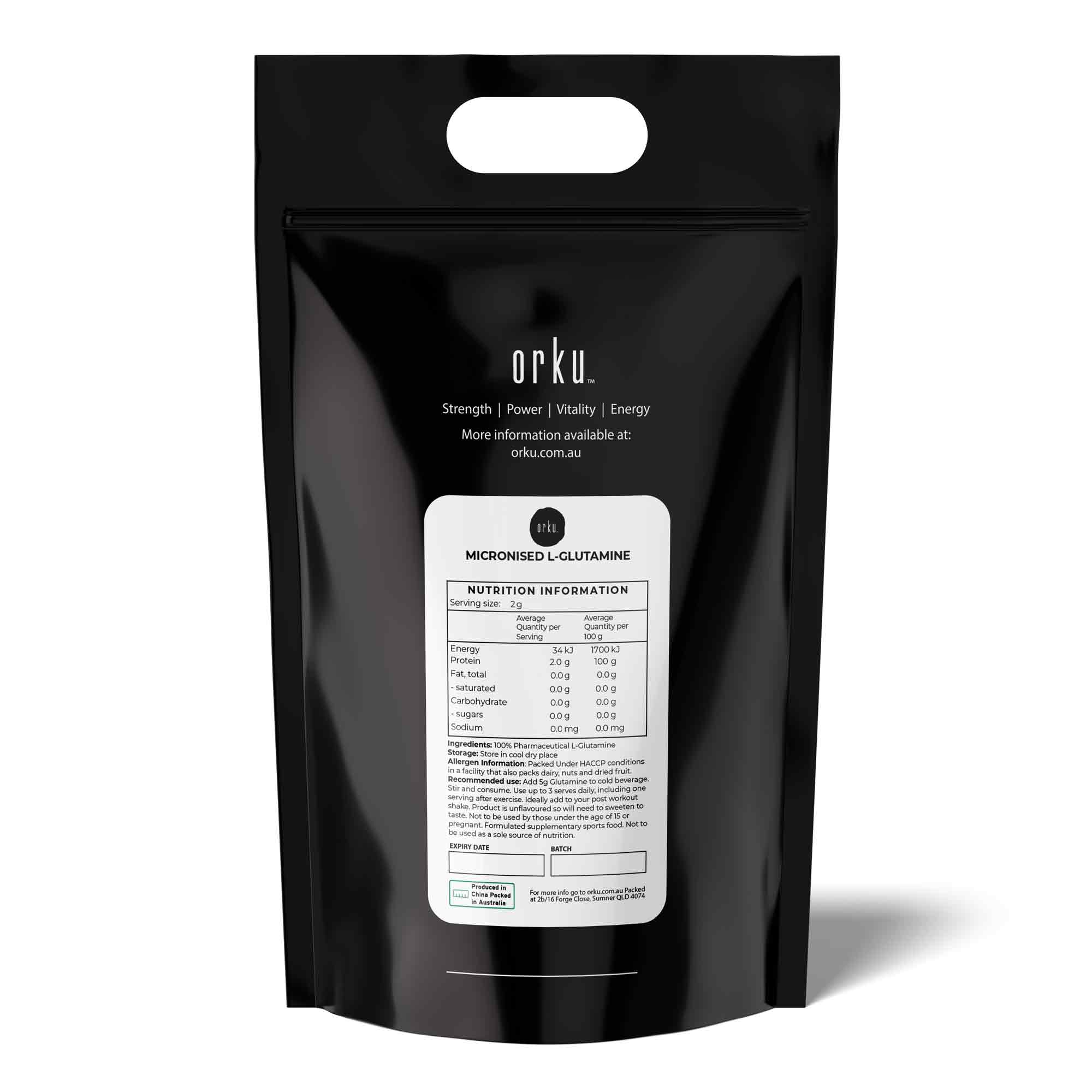 Micronised L-Glutamine Powder - Pure Protein Supplement-3