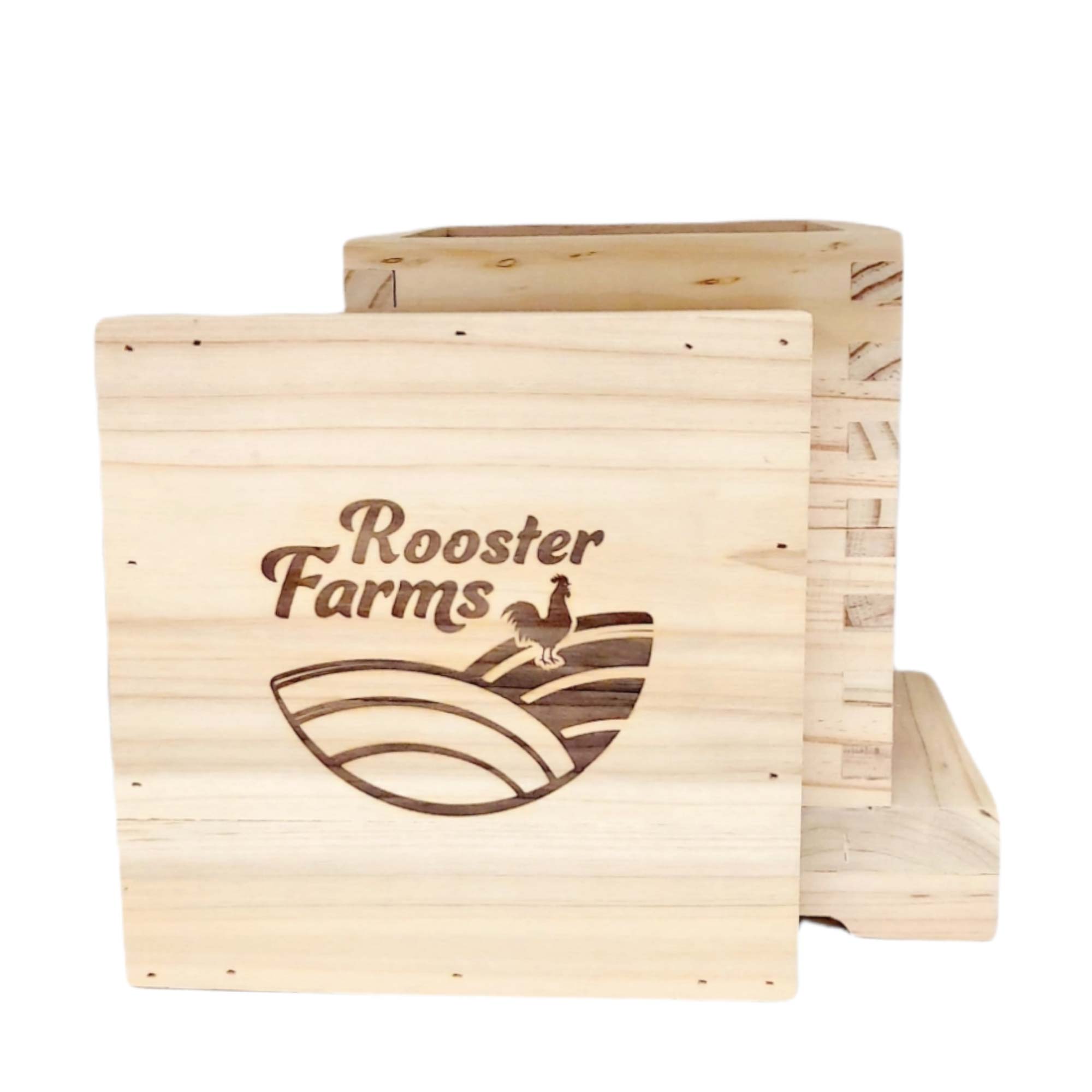 Mini Beehive Box 2 Tier Timber Decor Art Apiarist Gift Jewellery Trinkets Storage-3