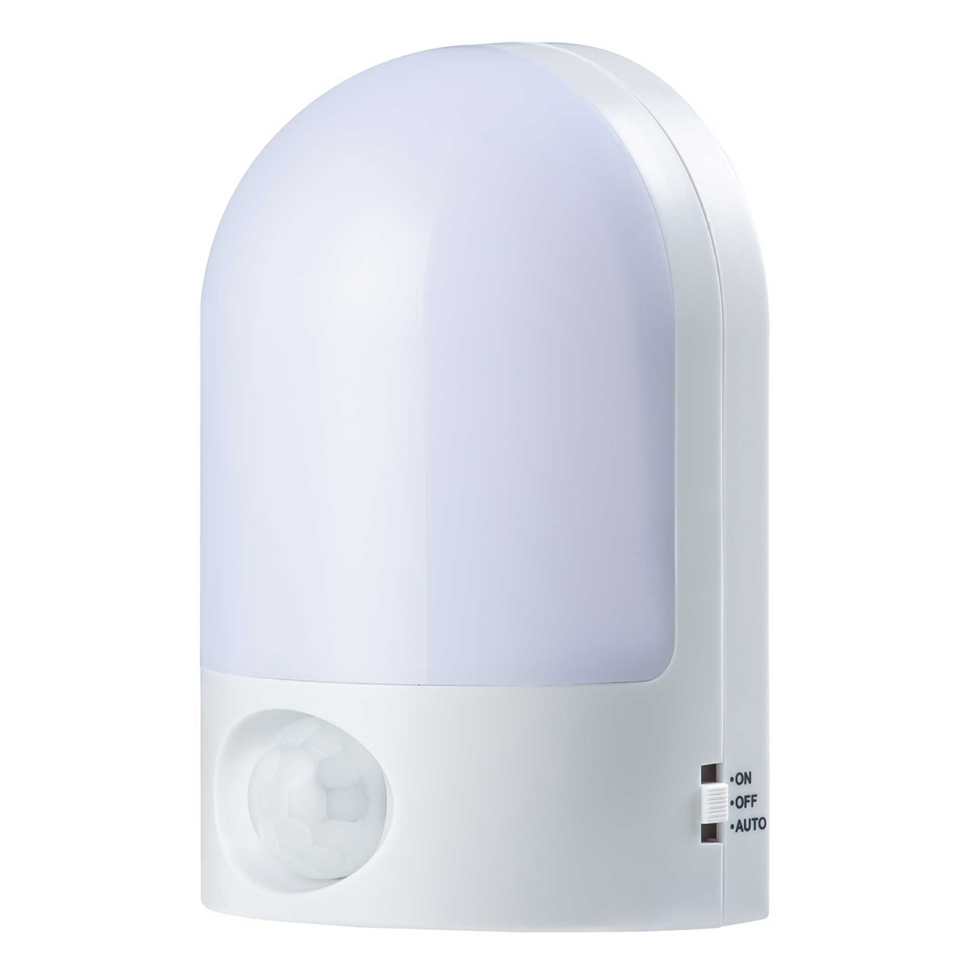 Motion Activated LED Light - Round Portable Hanging Battery Night Sensor Lamp-0