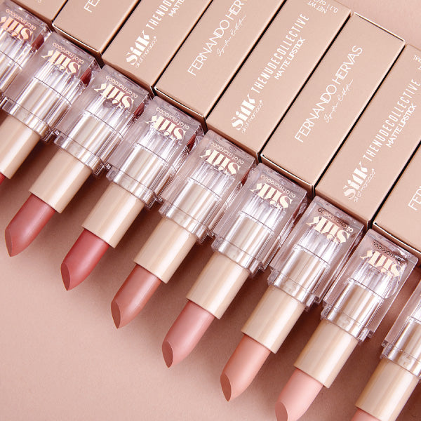 Nude 5 (Mid Tone Rosy Nude) Matte Lipstick by Fernando Hervas-12