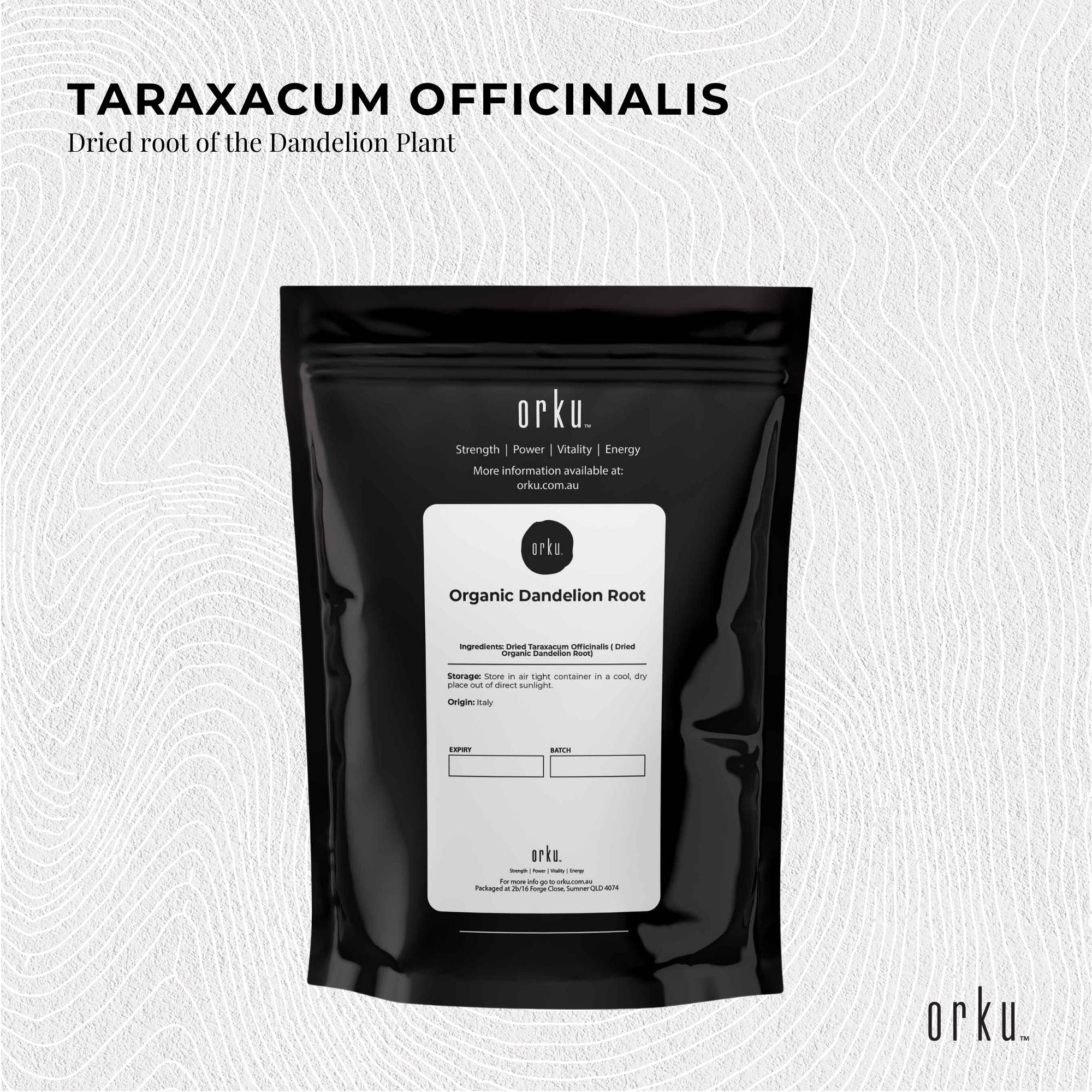 Organic Dandelion Root - Dried Raw Herbal Tea Supplement-1