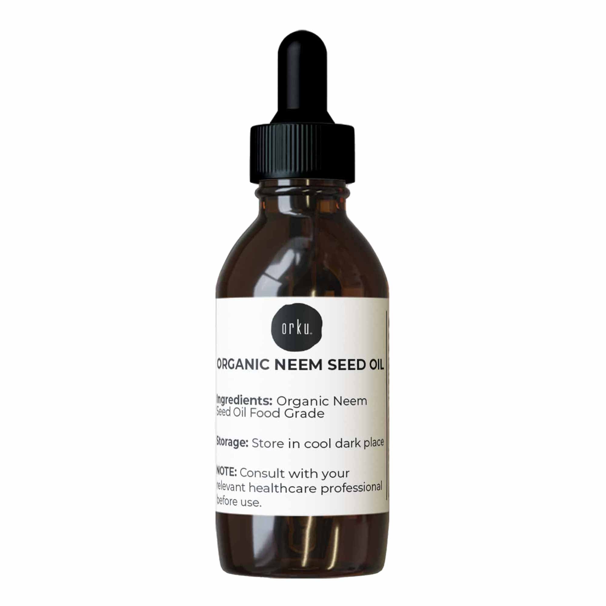 Orku Organic Neem Seed Oil - Debitterised Cold Pressed Azadirachtin Indica-3