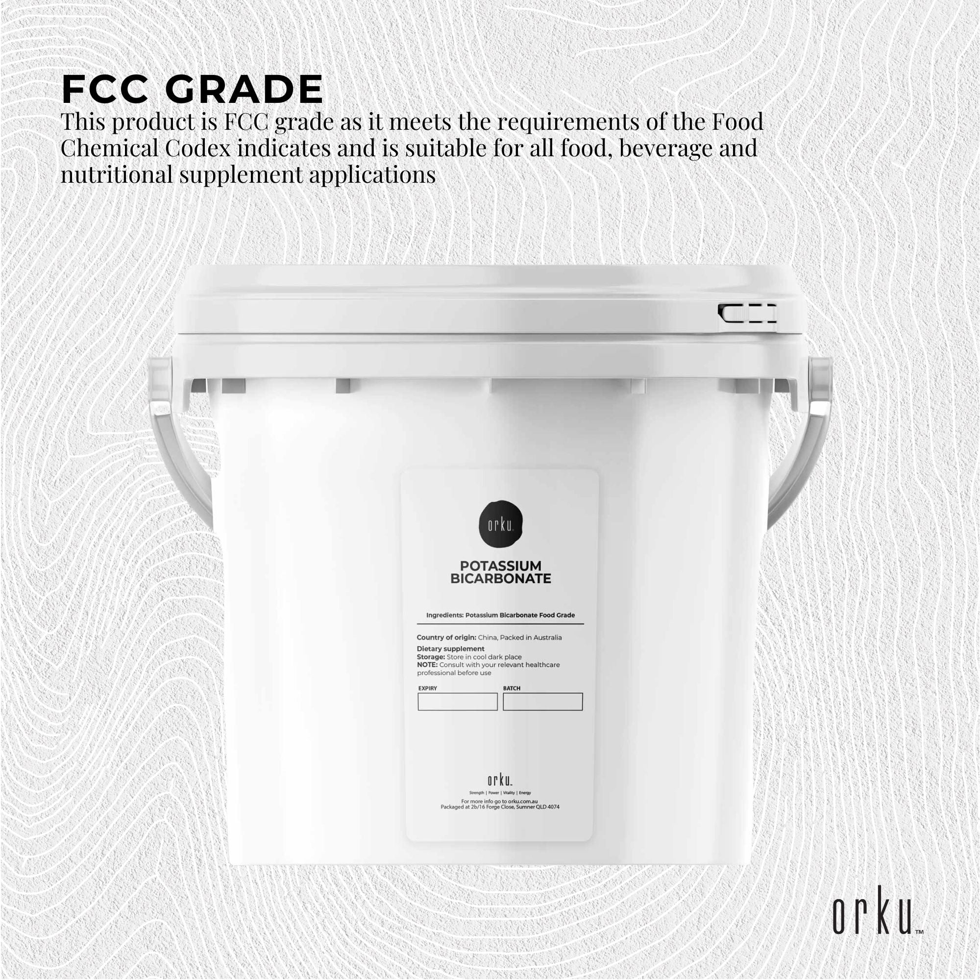 Organic Potassium Bicarbonate Powder Tubs - Food Grade FCC for Brewing Baking-6