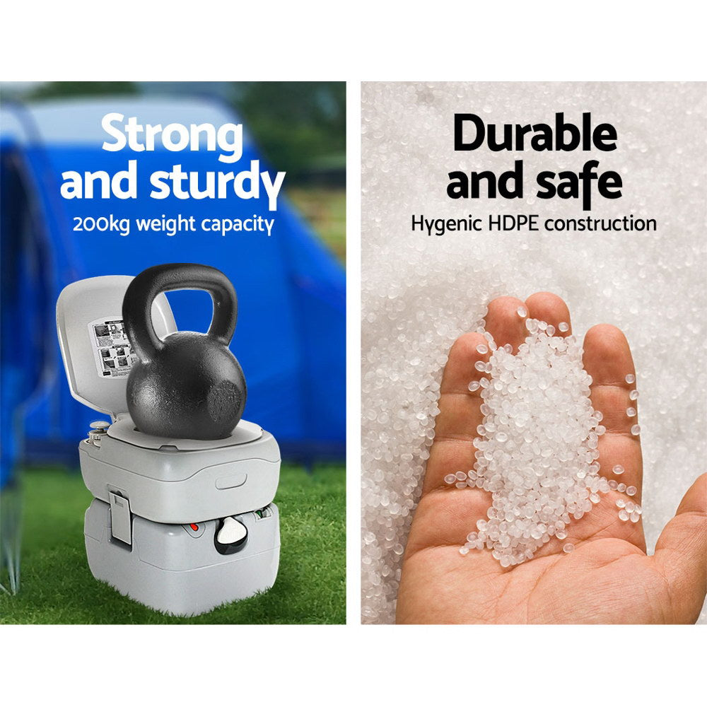 Outdoor Portable Camping Toilet 22L-6