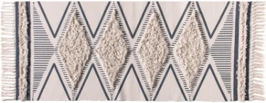 Classy Tufted Cotton Bedside Floor Rug