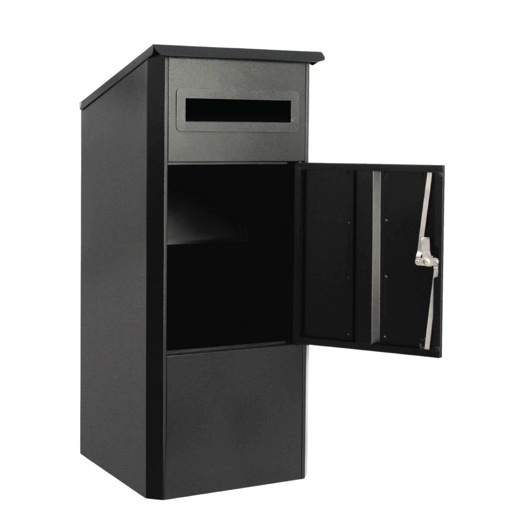Parcel Delivery Drop Box Mailbox - Secure Home Package Post Locker 38x38x90cm-1