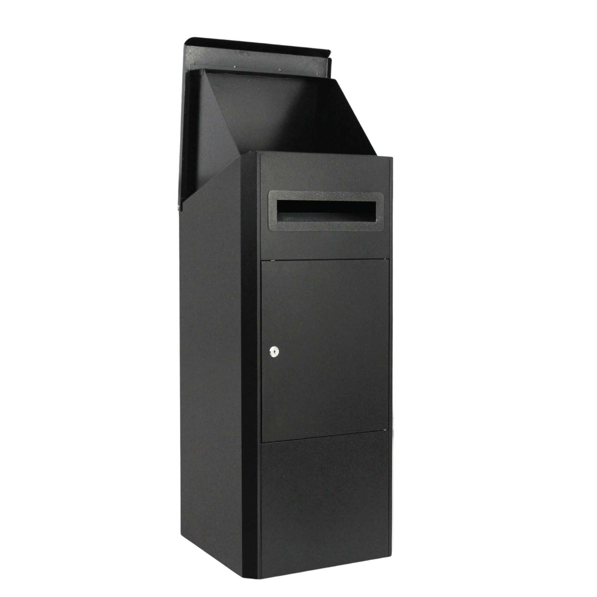 Parcel Delivery Drop Box Mailbox - Secure Home Package Post Locker 38x38x90cm-4