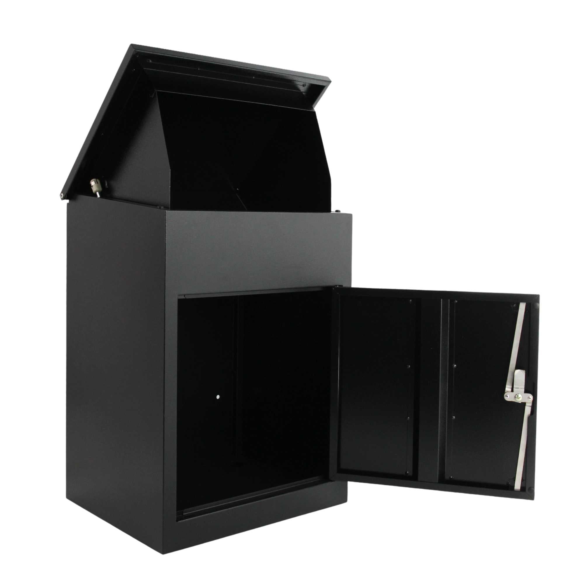 Parcel Delivery Drop Box Mailbox - Secure Home Package Post Locker 44x35x58cm-6