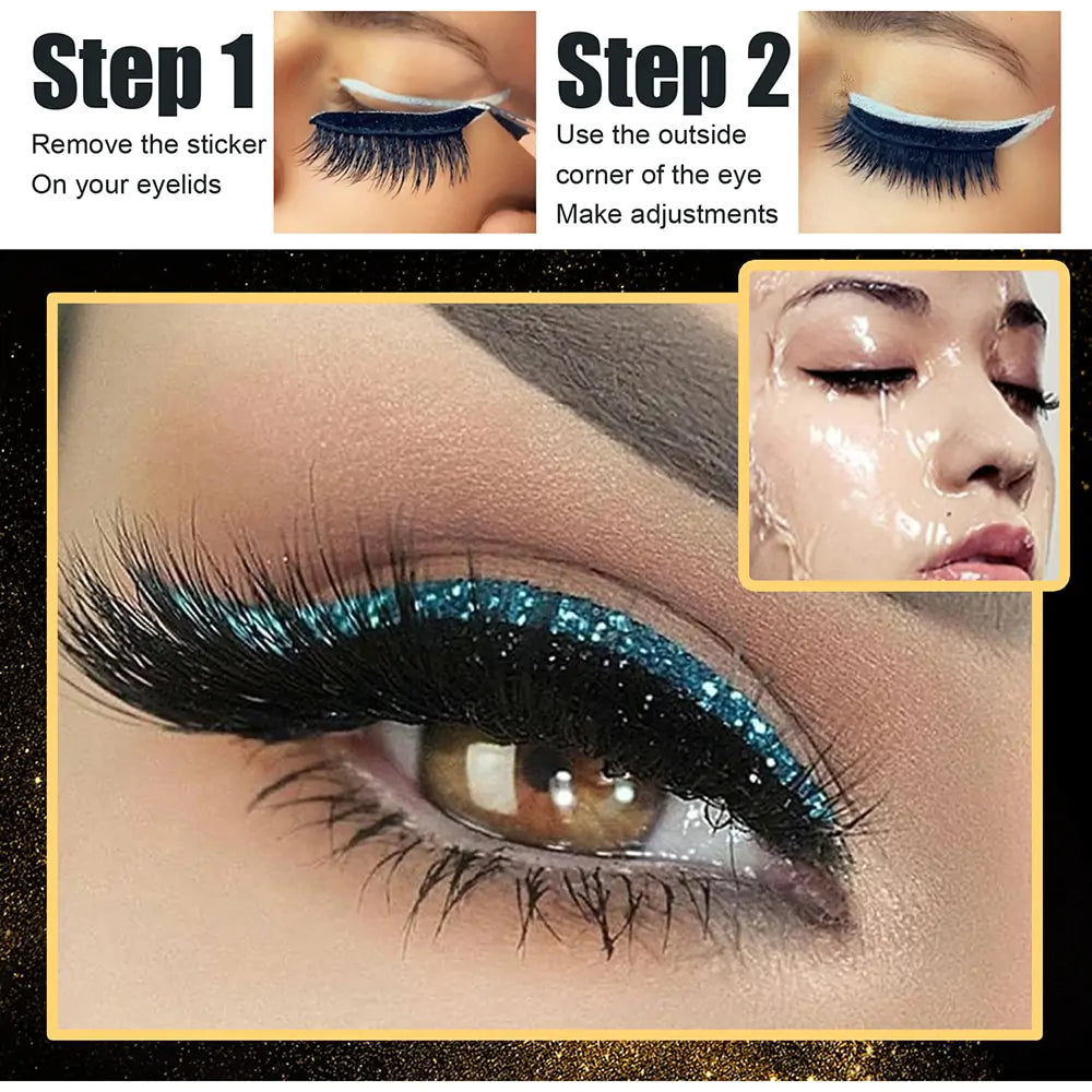 Eyeliner Eyelashes Set
