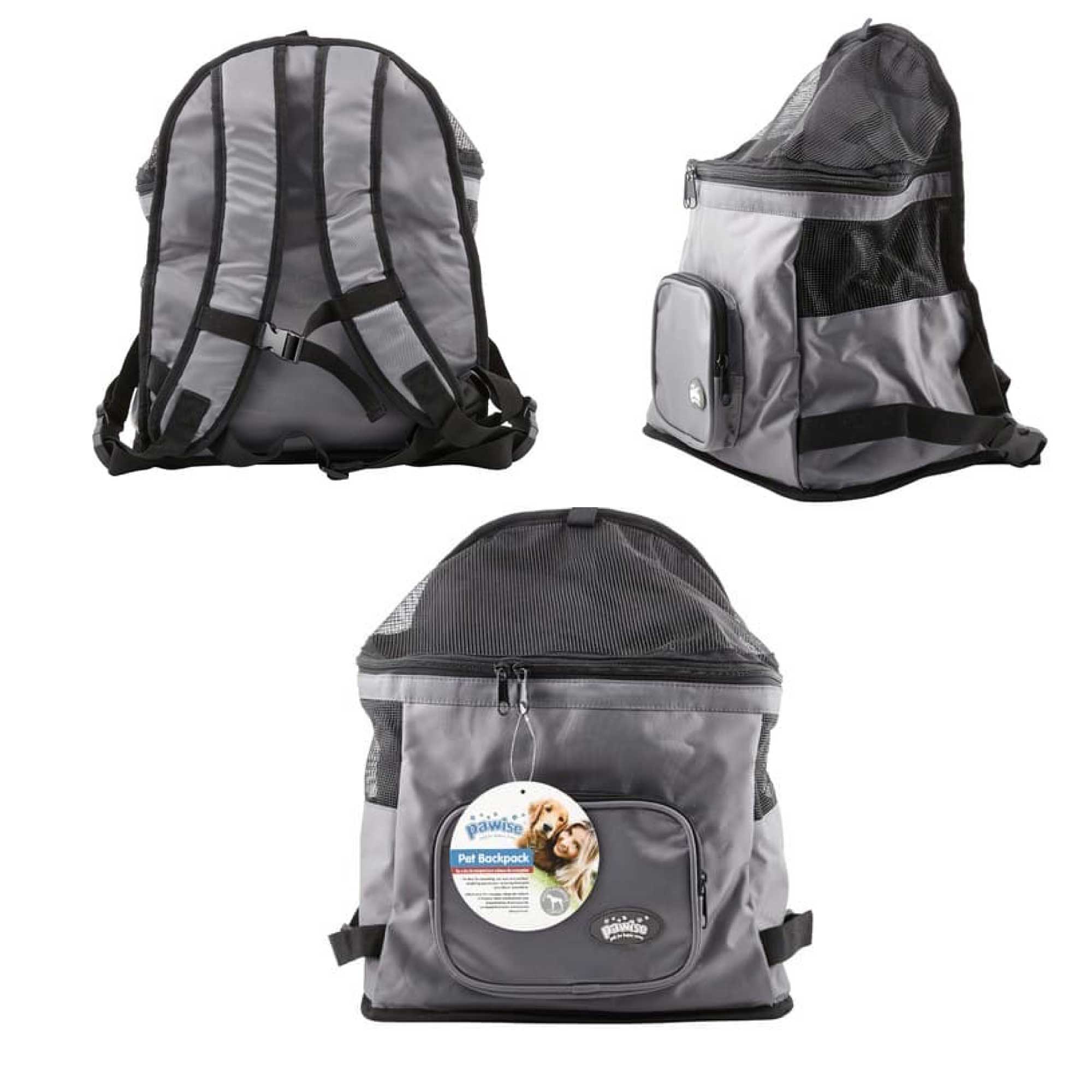 Pet Backpack Dog Cat Puppy Carrier Hiking Travel Walking Small Front Mesh Bag-1