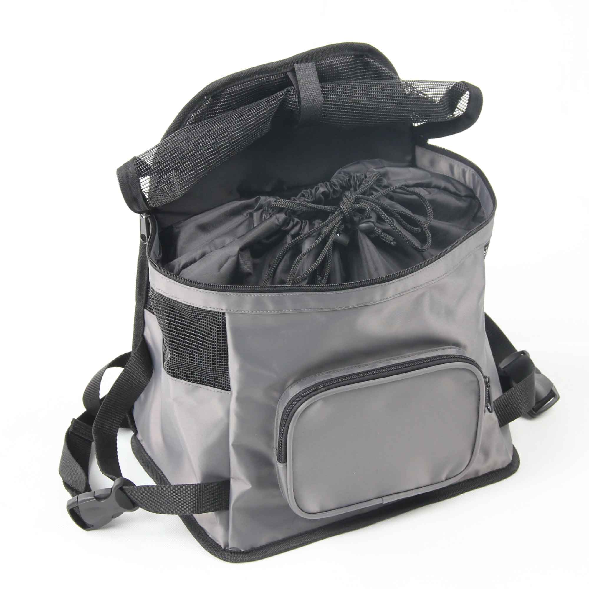 Pet Backpack Dog Cat Puppy Carrier Hiking Travel Walking Small Front Mesh Bag-0
