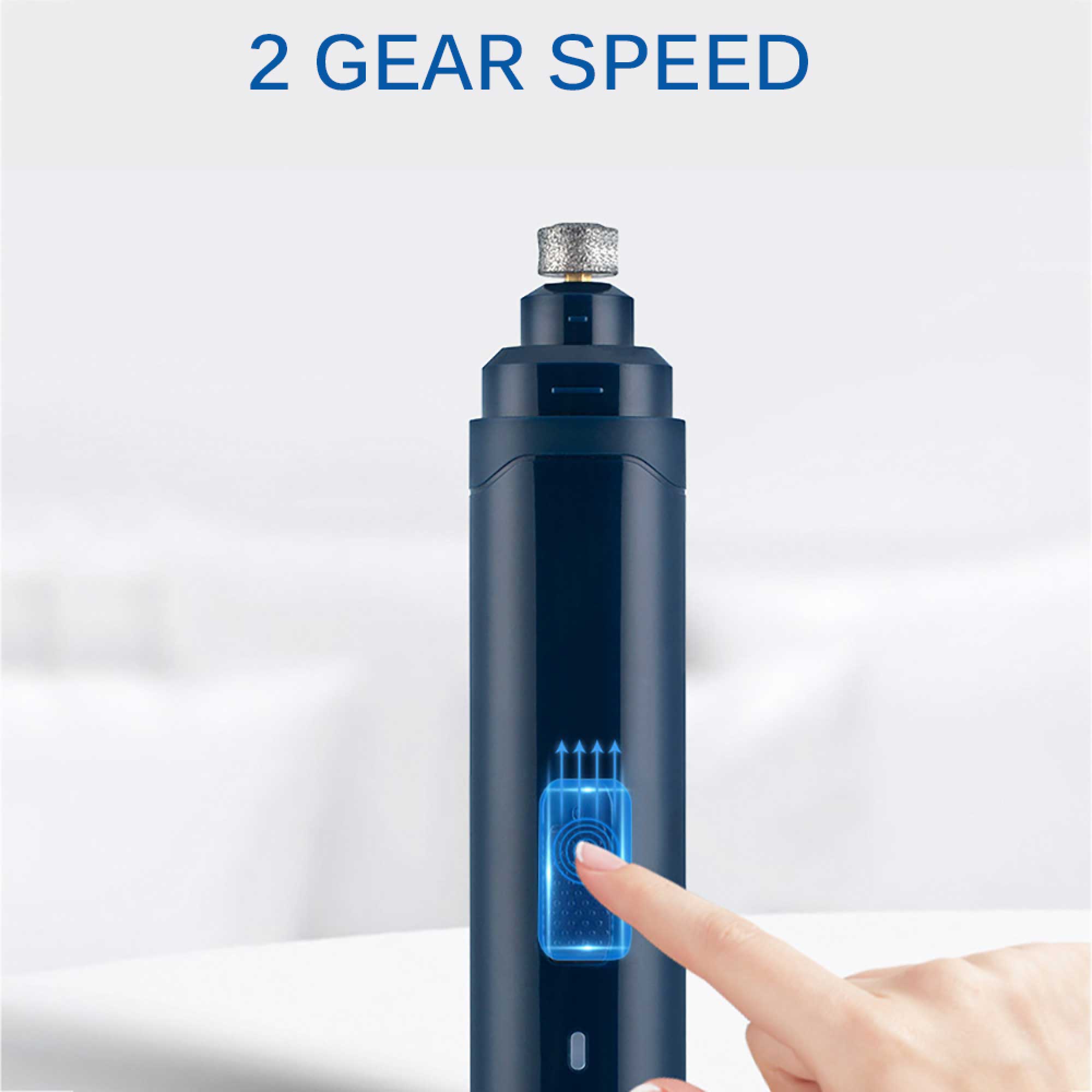 Pet Nail Grinder Dog Cat Electric Trimmer 2 Speed Rechargeable Claw Filer N10-6