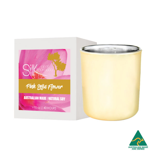Pink Lotus Flower - Natural Soy Candle-0