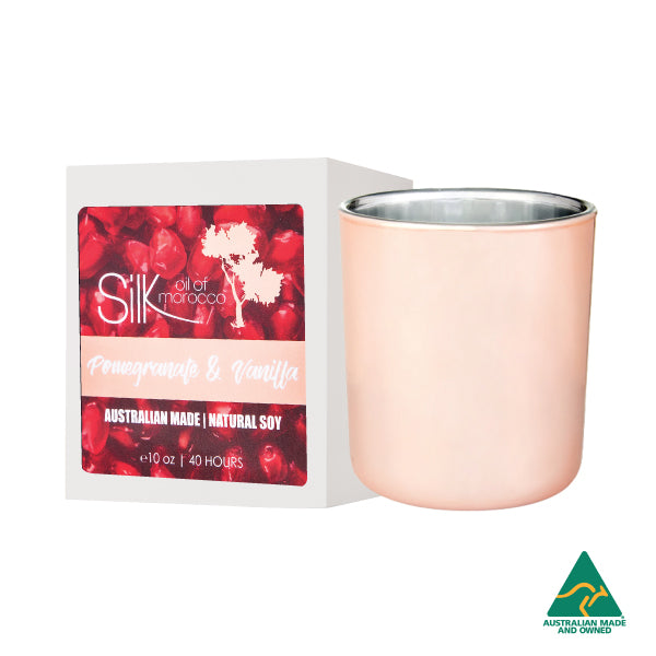 Pomegranate & Vanilla - Natural Soy Candle-0
