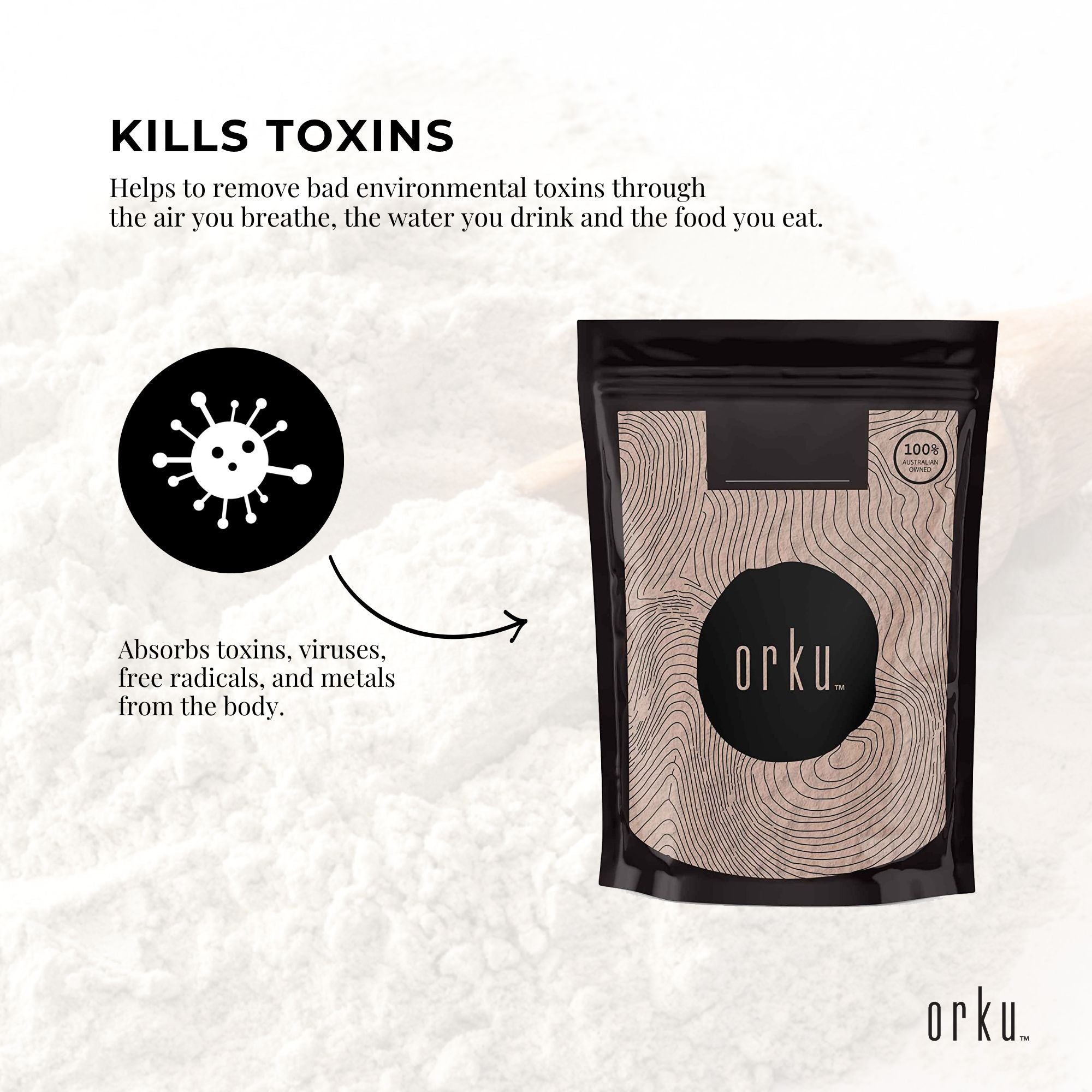 Pure Micronised Zeolite Powder Supplement In Bags Micronized Volcamin Bulk-10