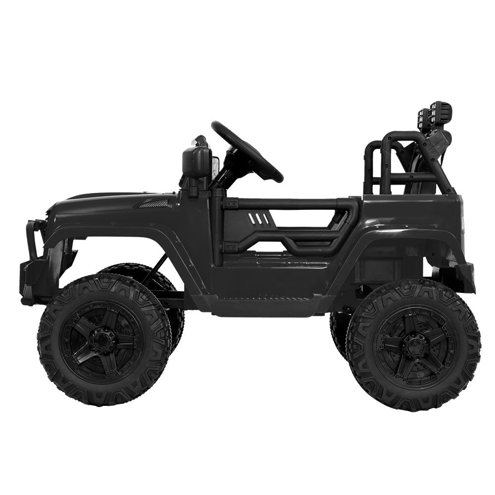 Rigo Kids Ride On Car Electric 12V Car Toys Jeep Battery Remote Control Black-3