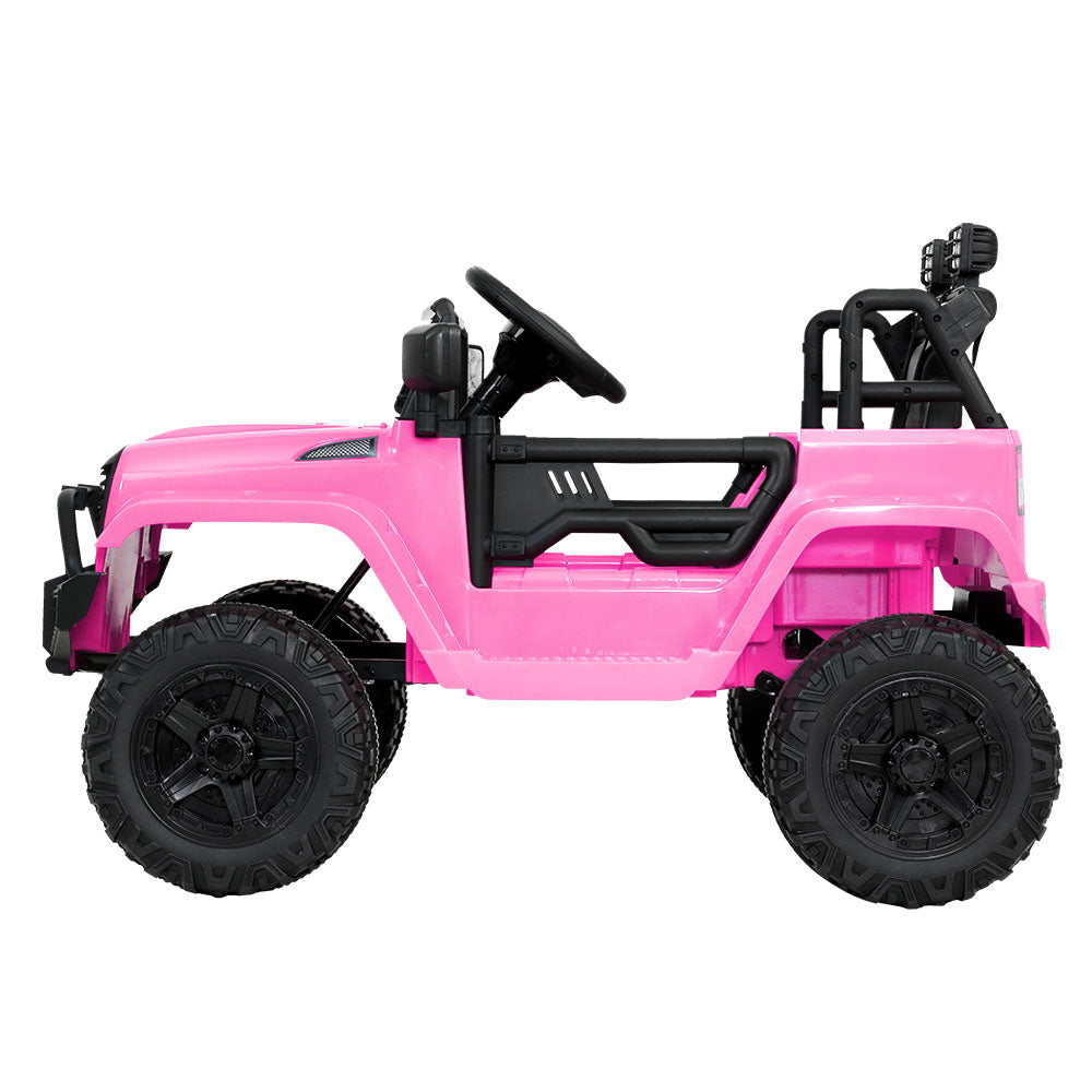 Rigo Kids Ride On Car Electric 12V Car Toys Jeep Battery Remote Control Pink-3