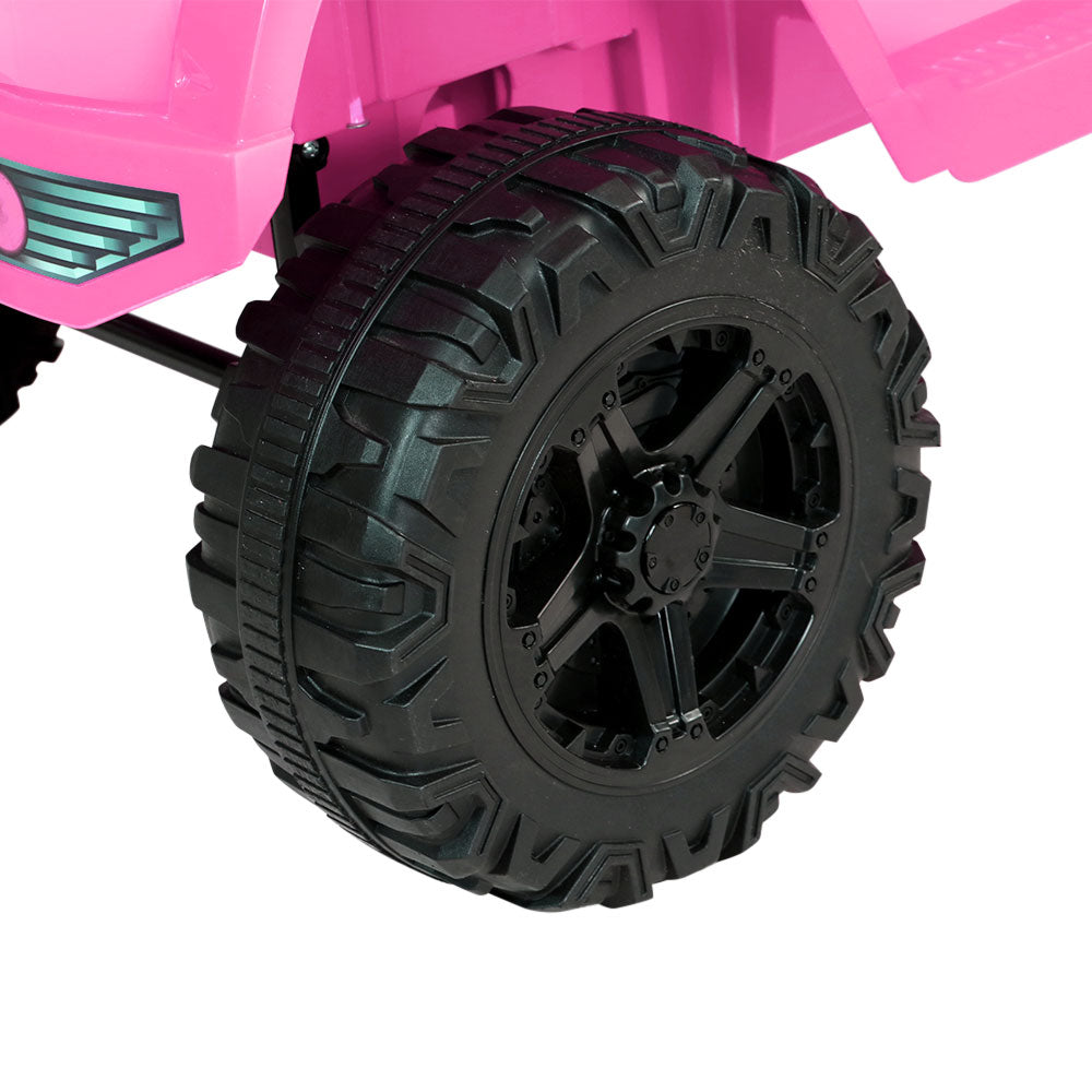 Rigo Kids Ride On Car Electric 12V Car Toys Jeep Battery Remote Control Pink-5