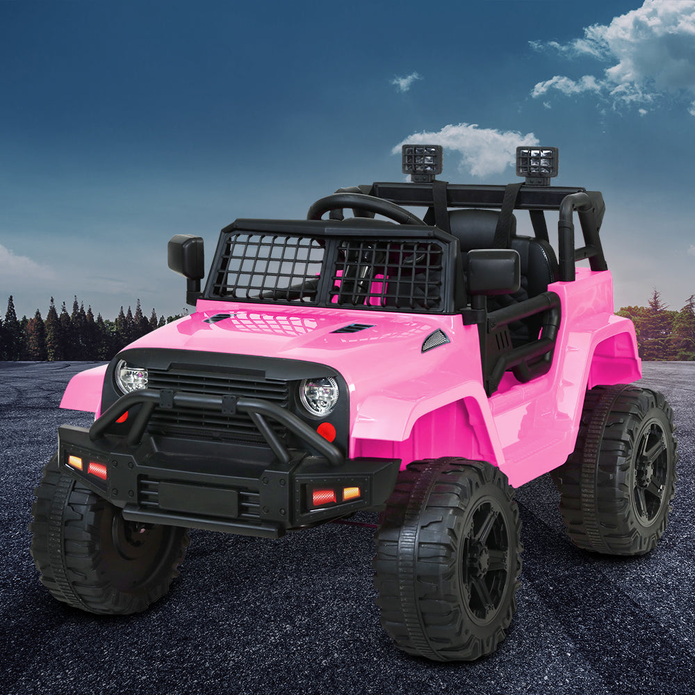 Rigo Kids Ride On Car Electric 12V Car Toys Jeep Battery Remote Control Pink-7