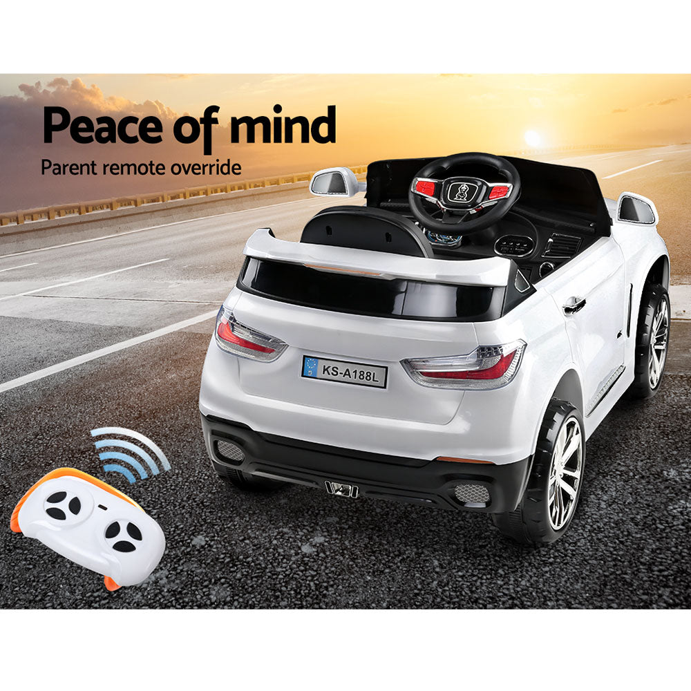 Rigo Kids Ride On Car - White-12