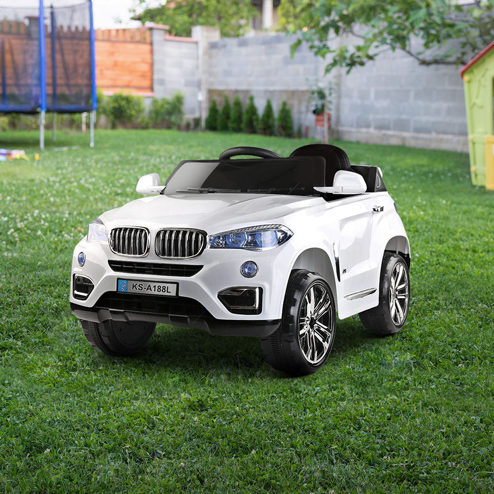 Rigo Kids Ride On Car - White-7