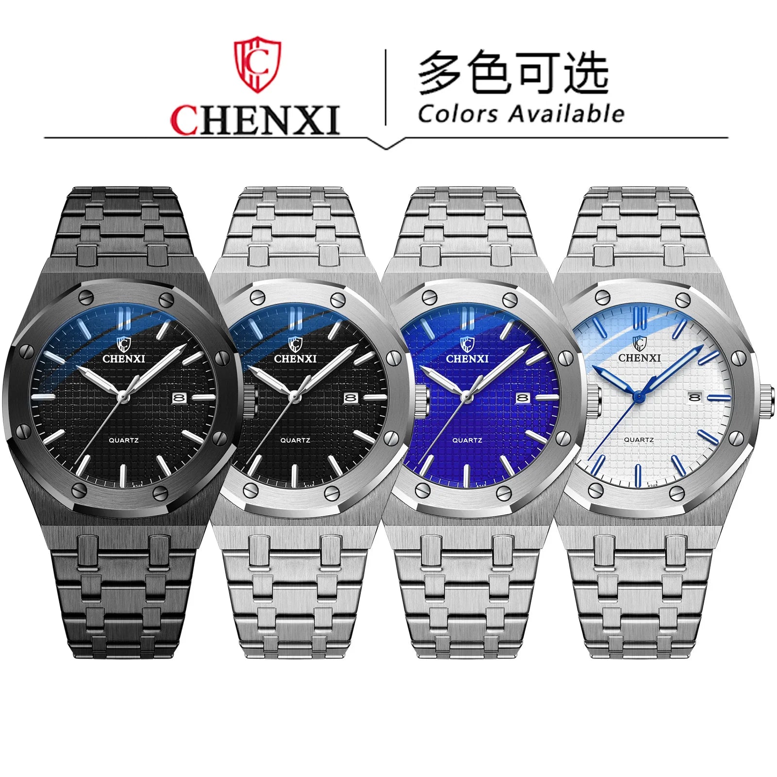 CHENXI 8248 Luminous Waterproof Men's Watch Steel Fashion Free Shipping Trend Clock Montres Homme Zegarki Reloj Hombre