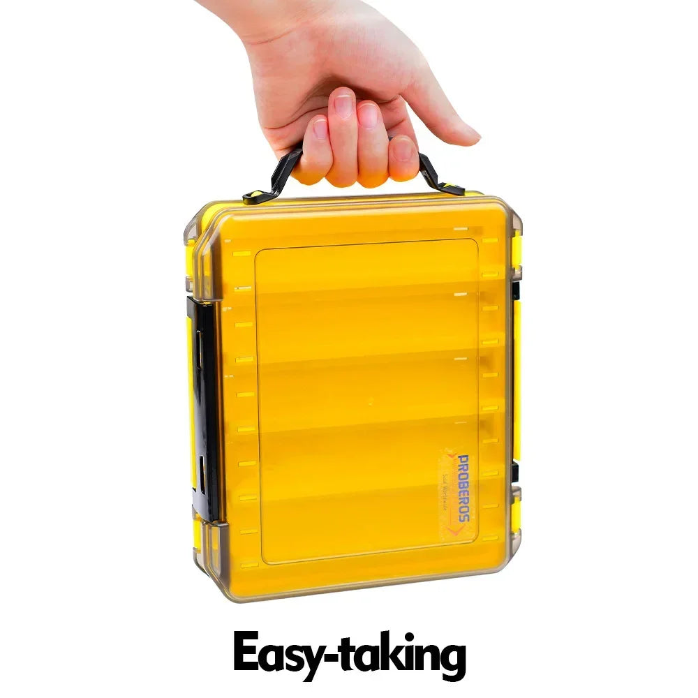 Fishing Tackle Box Accessories Storage Box Double Sided Bait Lure Hook Waterproof Fishing Bait Gear Organizer Boxes