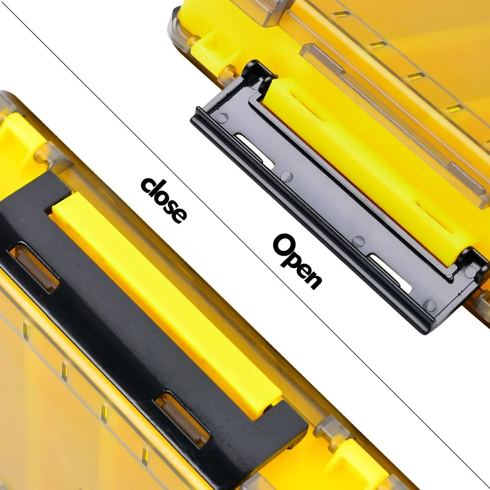 Fishing Tackle Box Accessories Storage Box Double Sided Bait Lure Hook Waterproof Fishing Bait Gear Organizer Boxes