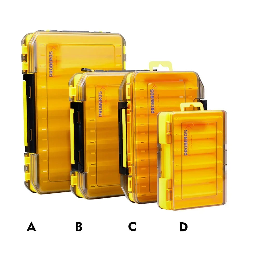 Fishing Tackle Box Accessories Storage Box Double Sided Bait Lure Hook Waterproof Fishing Bait Gear Organizer Boxes