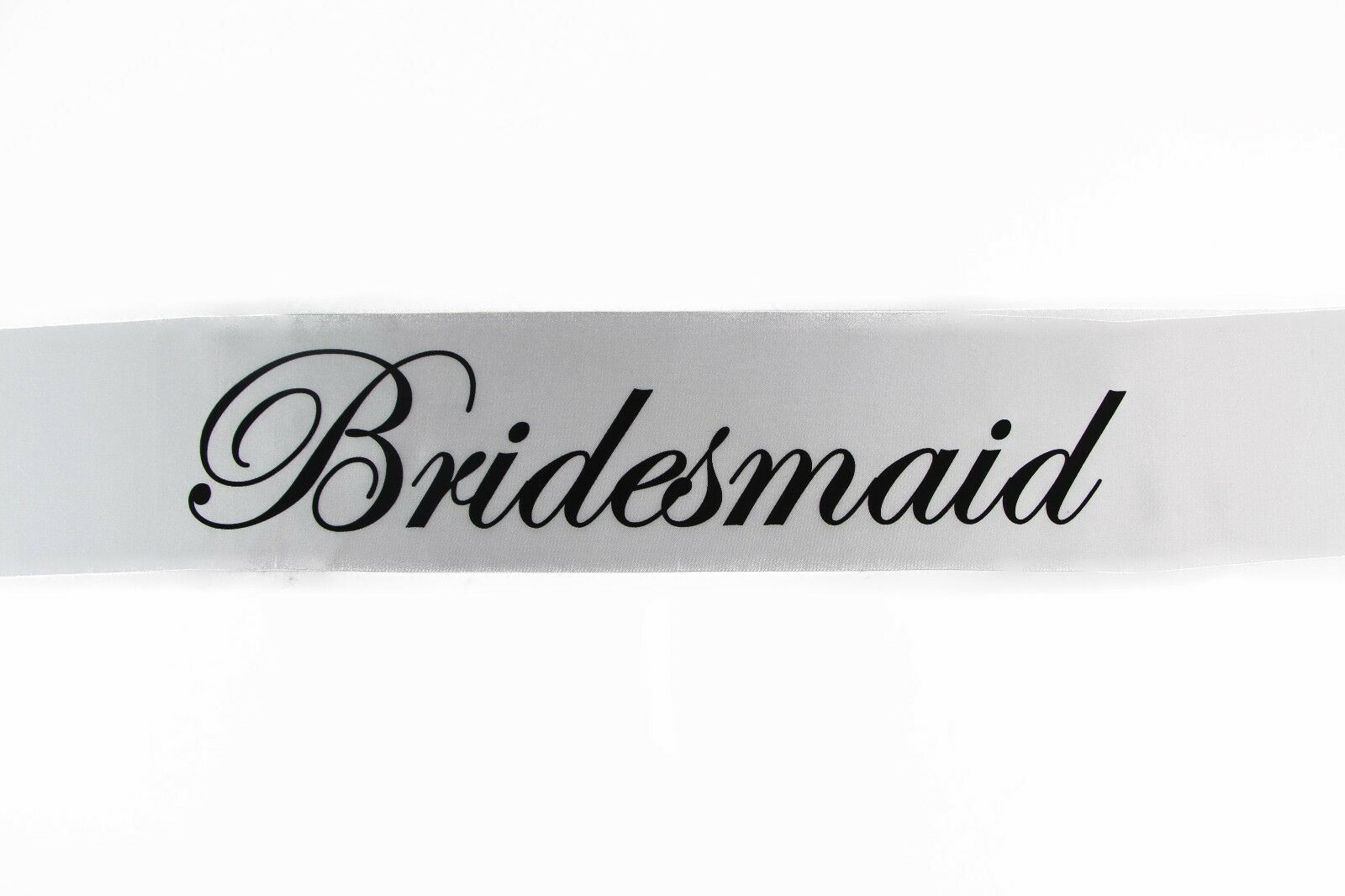 Sashes Hens Night Party White/Black - Bridesmaid-1