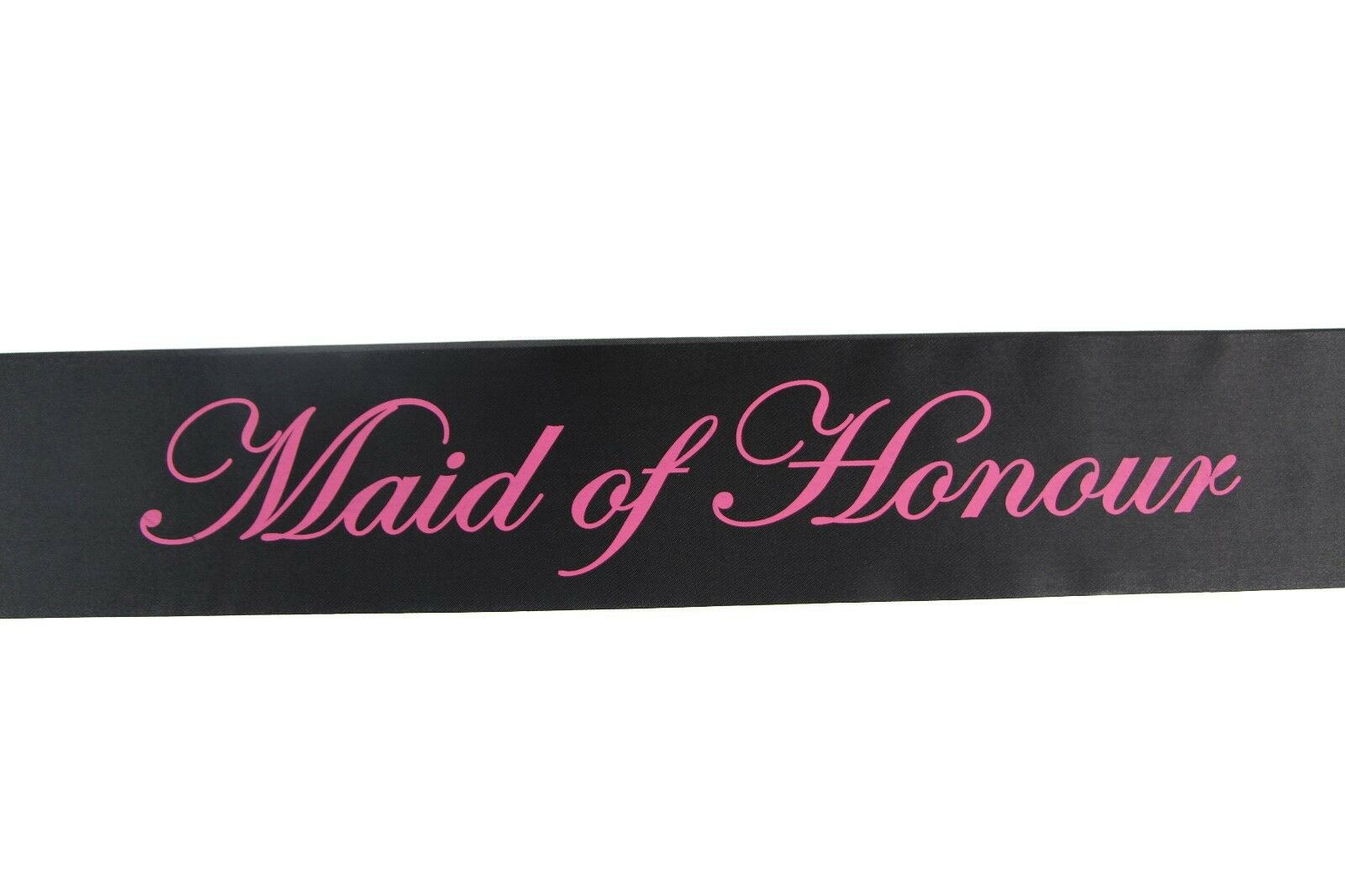 Sashes Hens Sash Party Black/Pink - Maid Of Honour-1