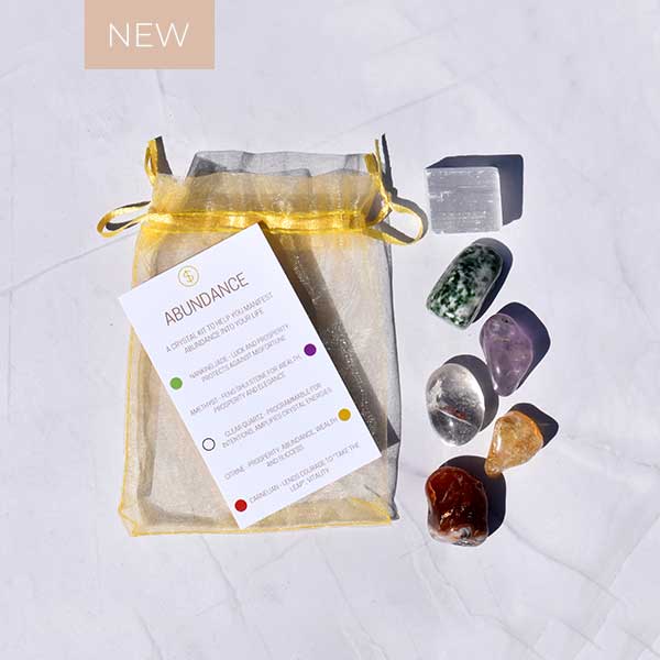Silk Oil Of Morocco Crystal Kit with Selenite - Abundance-0