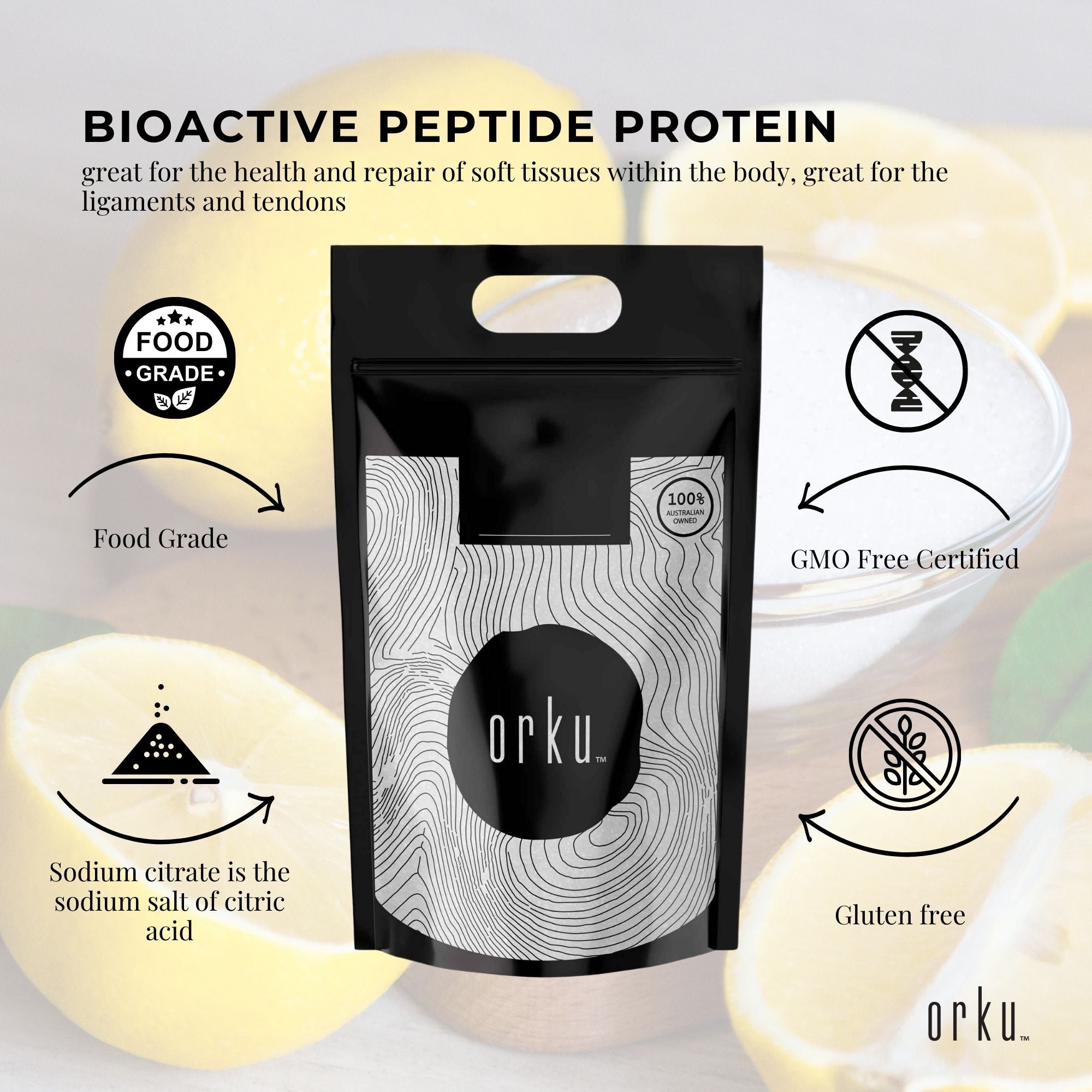 Sodium Citrate Powder - Trisodium Food Grade Salt Acid Preservative Bulk-6