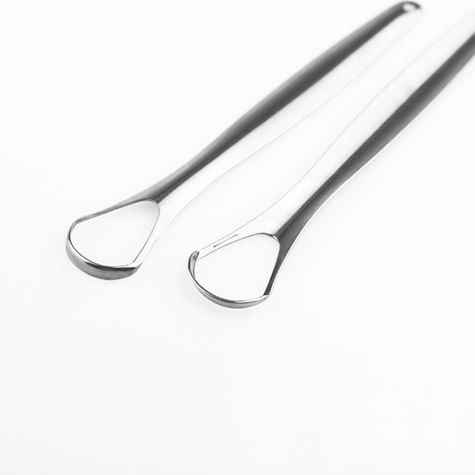 Stainless Steel Tongue Scraper Cleaner Oral Hygiene Reduce Bad Breath Metal Tool-4