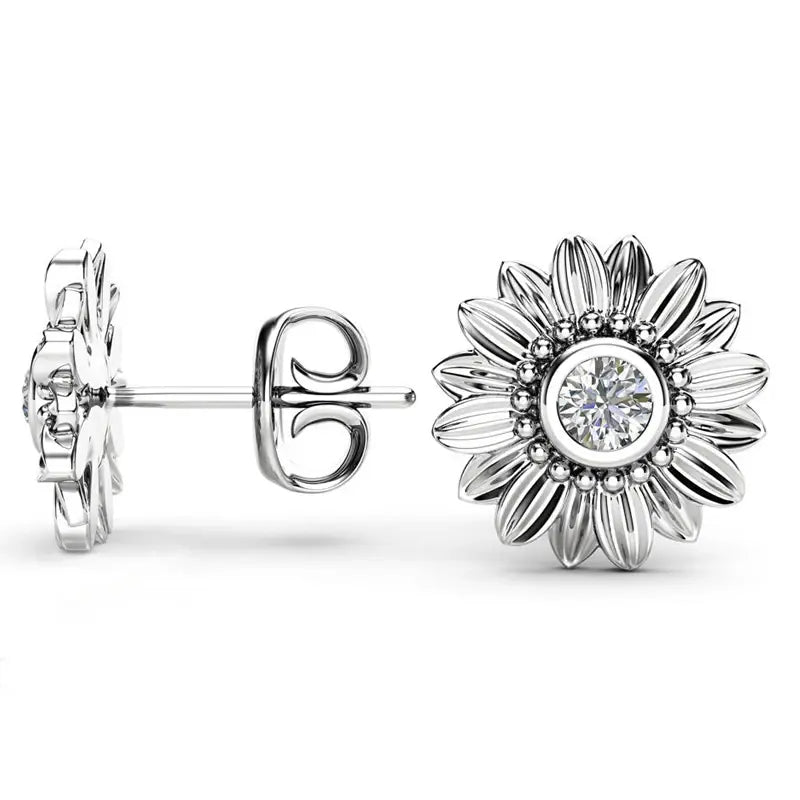 Sunflower Stud Earrings