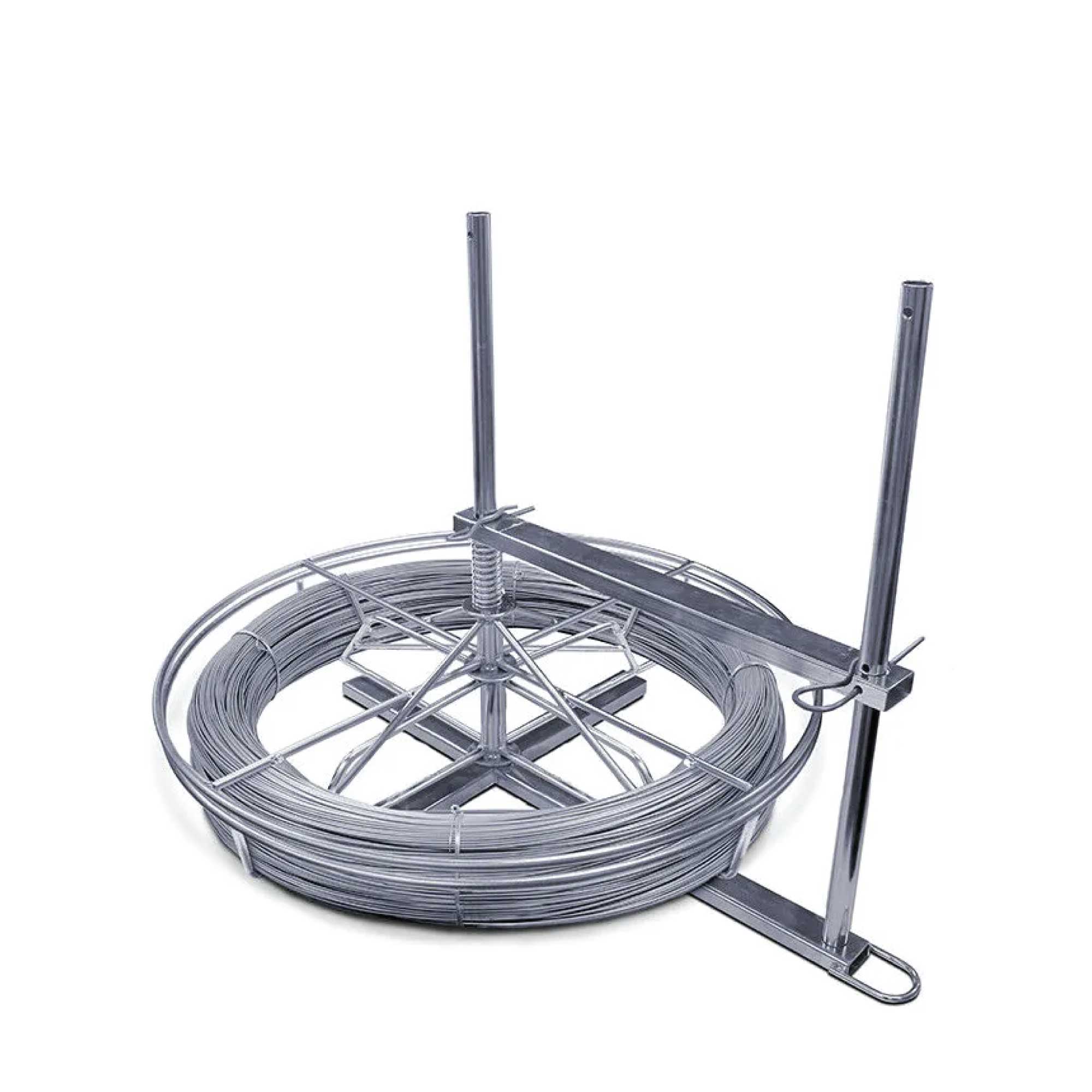 Tooleroo Three Way Fence Wire Spinner Dispenser Reel - Barbed and Plain Coil Winder-2