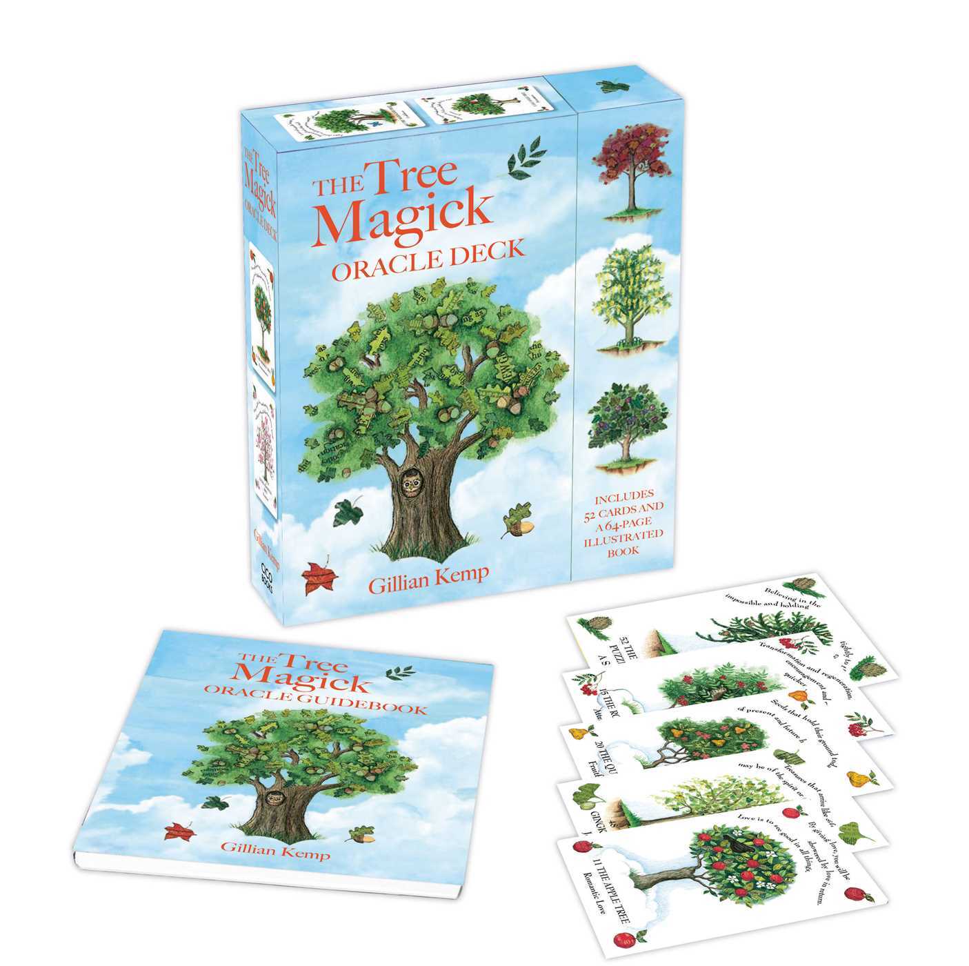 Tree Magick Oracle Deck, The: Includes 52 Cards and a 64-Page Illustrated Book-0