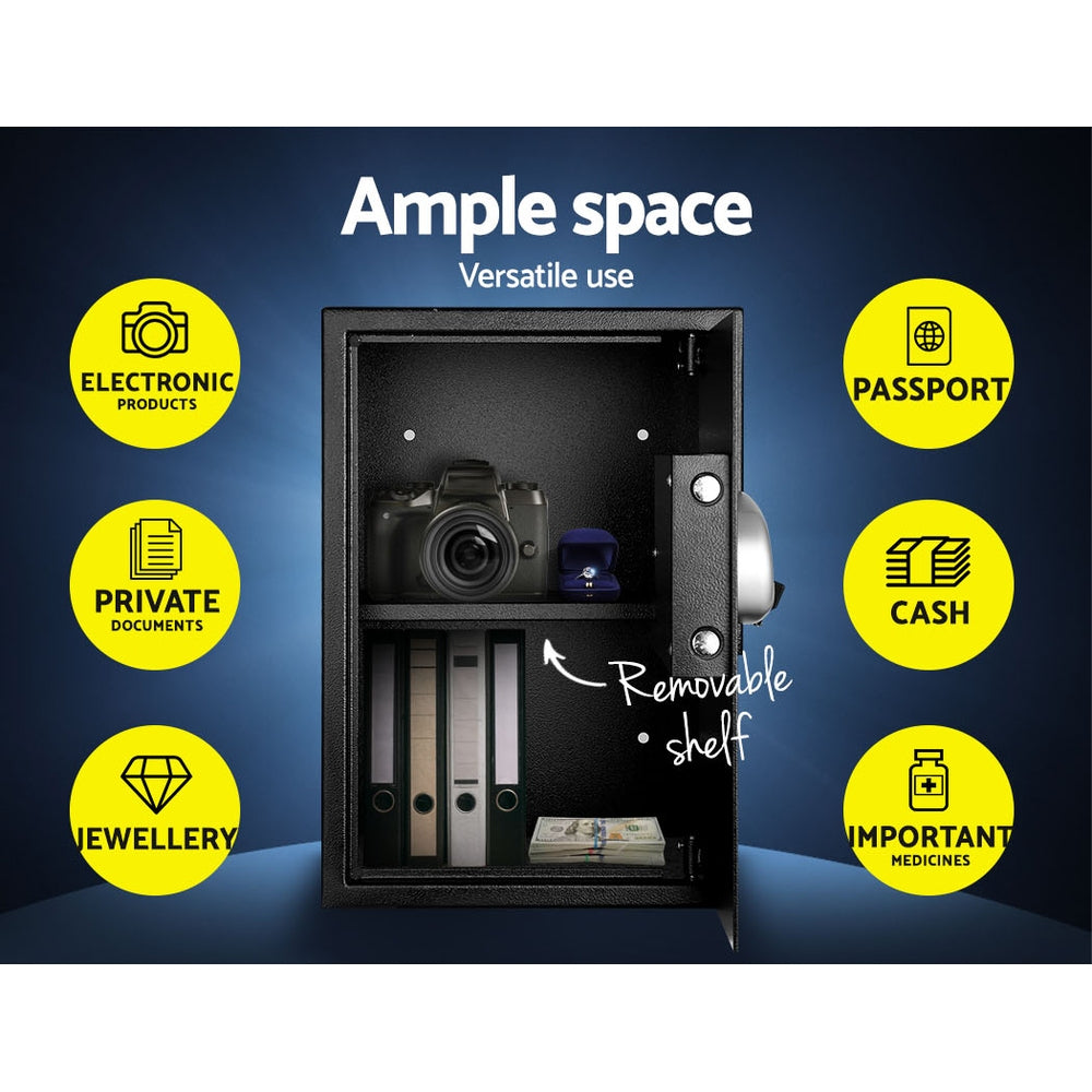 UL-TECH Electronic Safe Digital Security Box LCD Display 50cm-4