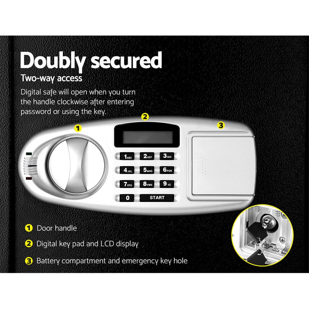 UL-TECH Electronic Safe Digital Security Box LCD Display 50cm-5