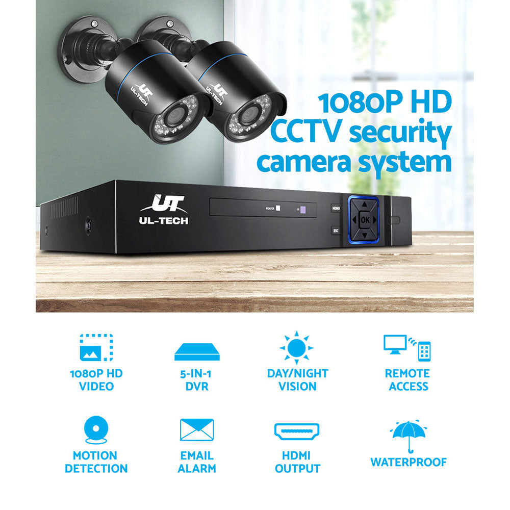 UL Tech 1080P 4 Channel CCTV Security Camera-3
