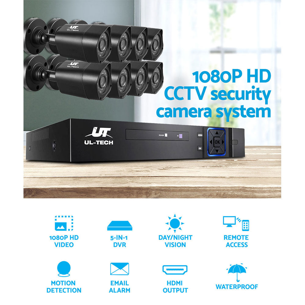 UL-tech CCTV Camera Home Security System 8CH DVR 1080P 1TB Hard Drive Outdoor-3
