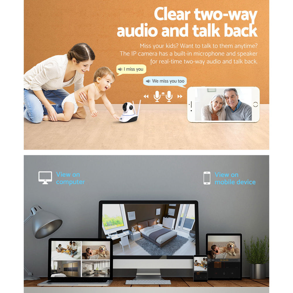 UL-tech Wireless IP Camera CCTV Security System Home Monitor 1080P HD WIFI-4