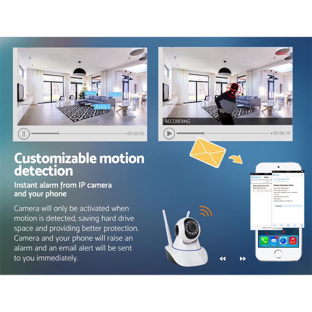 UL-tech Wireless IP Camera CCTV Security System Home Monitor 1080P HD WIFI-5