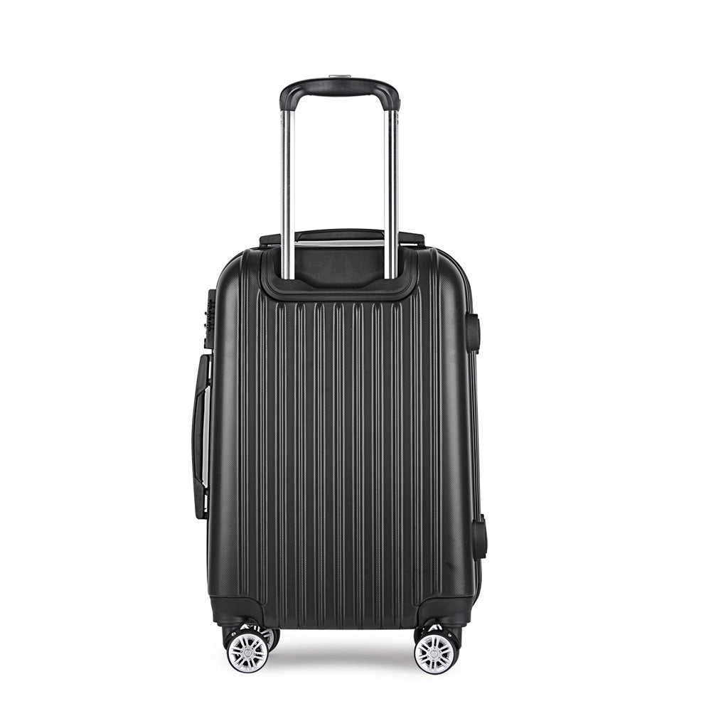 Wanderlite 24" Luggage Trolley Travel Suitcase Set Hard Case Shell Lightweight-2