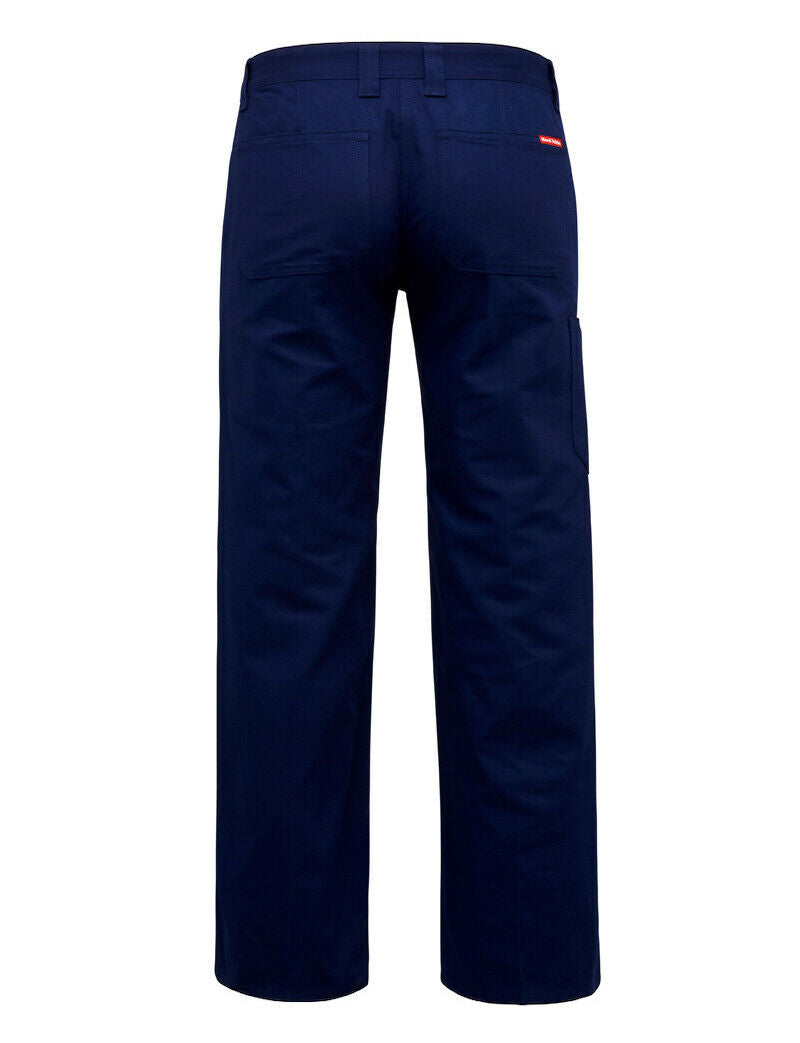 Womens Hard Yakka Drill Pant Pants Tradie Trade Navy Ladies Pockets Construction-3