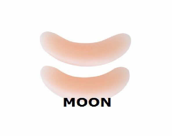 Womens Push Up Silicone Bra Inserts Breast Cleavage Chicken Fillets - Moon Shape-1