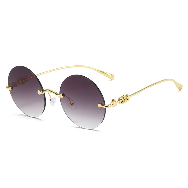 New Fashion Net Red Gradient Color Glasses